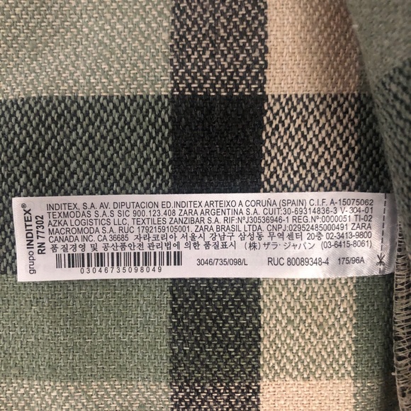 Zara Plaid Flannel Oversized Blogger Influencer Fave Womens Shacket Large - Picture 14 of 15